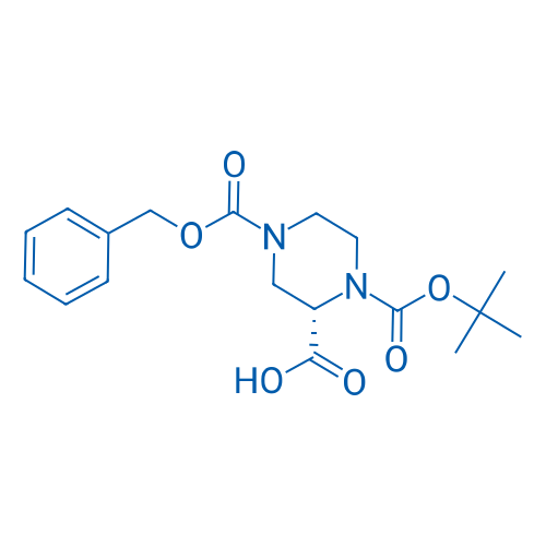 (S)-4-((Benzyloxy)carbonyl)-1-(tert-butoxycarbonyl)piperazine-2-carboxylic acid 100mg