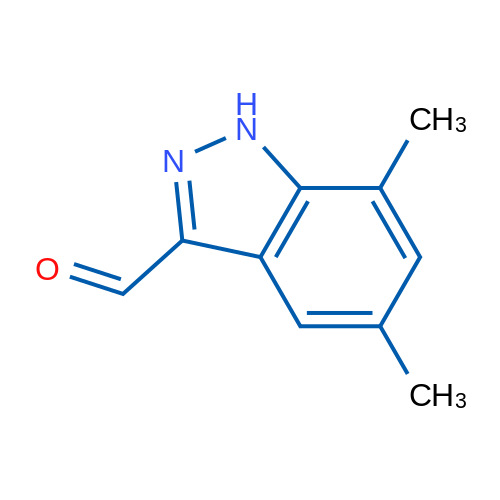 5,7-Dimethyl-1h-indazole-3-carbaldehyde 1g