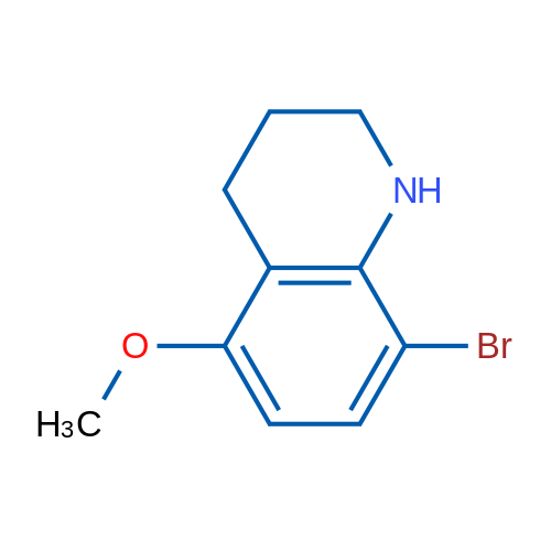 8-Bromo-5-methoxy-1,2,3,4-tetrahydroquinoline 1g