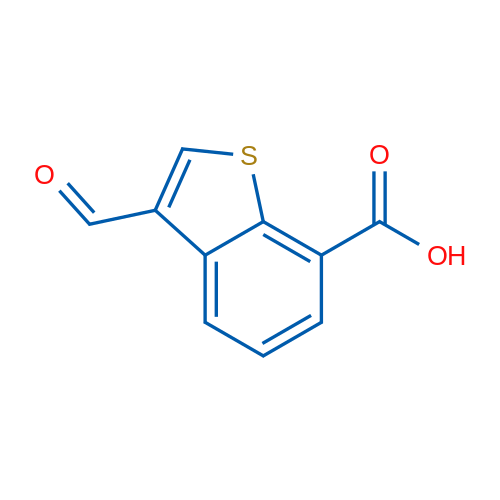 3-Formyl-1-benzothiophene-7-carboxylic acid 1g