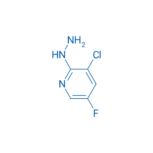 3-Chloro-5-fluoro-2-hydrazinylpyridine 250mg