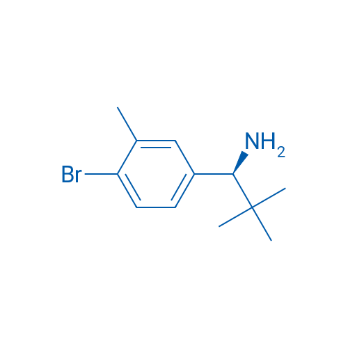 (S)-1-(4-BROMO-3-METHYLPHENYL)-2,2-DIMETHYLPROPAN-1-AMINE 250mg