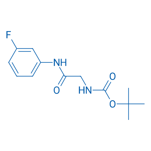 tert-Butyl N-{[(3-fluorophenyl)carbamoyl]methyl}carbamate 1g