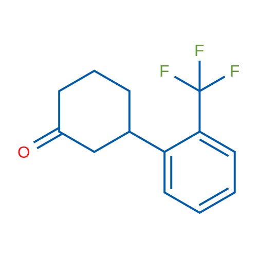 3-(2-(Trifluoromethyl)phenyl)cyclohexanone 1g