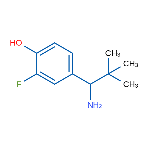 4-(1-Amino-2,2-dimethylpropyl)-2-fluorophenol 1g