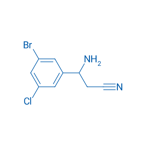 3-AMINO-3-(3-BROMO-5-CHLOROPHENYL)PROPANENITRILE 1g