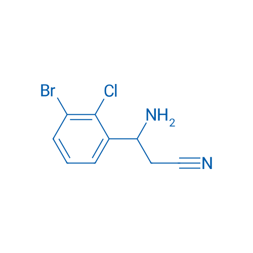 3-AMINO-3-(3-BROMO-2-CHLOROPHENYL)PROPANENITRILE 1g