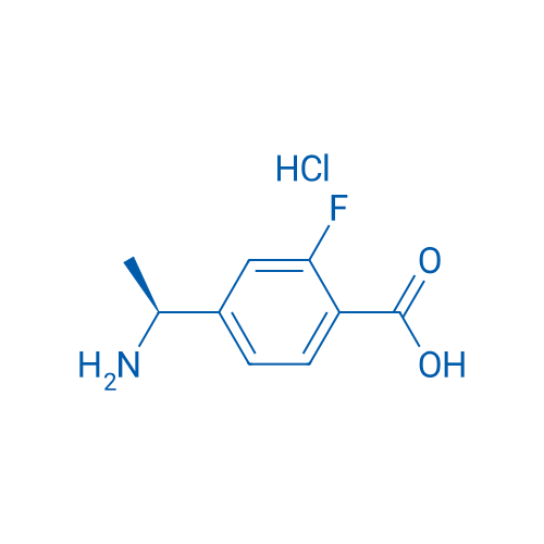(S)-4-(1-Aminoethyl)-2-fluorobenzoic acid hydrochloride 100mg