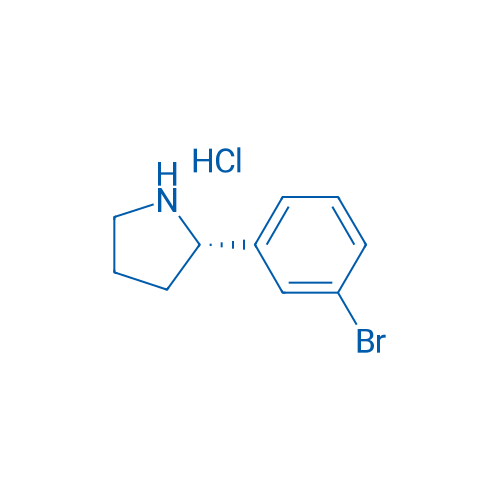 (S)-2-(3-Bromophenyl)pyrrolidine hydrochloride 100mg