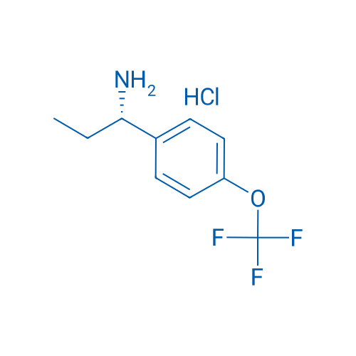 (S)-1-(4-(Trifluoromethoxy)phenyl)propan-1-amine hydrochloride 250mg