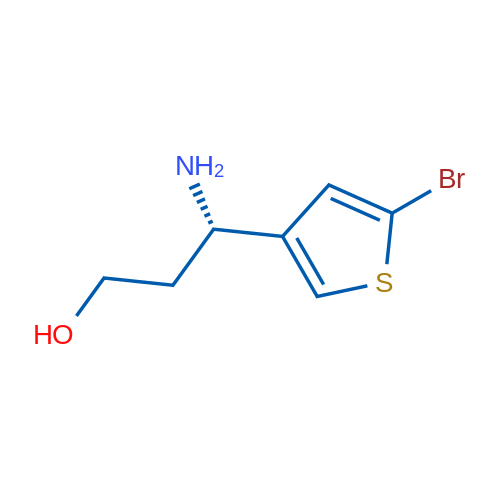 (3S)-3-amino-3-(5-bromo(3-thienyl))propan-1-ol 1g