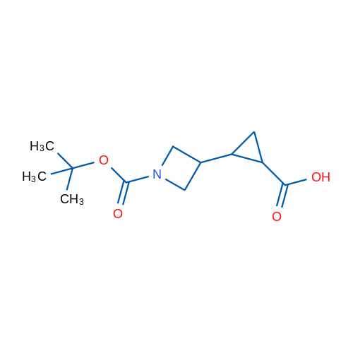 2-(1-(tert-Butoxycarbonyl)azetidin-3-yl)cyclopropanecarboxylic acid 1g