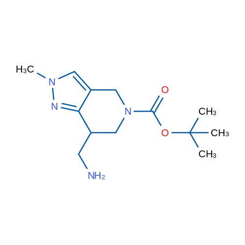 tert-Butyl 7-(aminomethyl)-2-methyl-6,7-dihydro-2H-pyrazolo[4,3-c]pyridine-5(4H)-carboxylate 1g