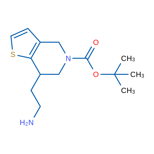 tert-Butyl 7-(2-aminoethyl)-6,7-dihydrothieno[3,2-c]pyridine-5(4H)-carboxylate 1g