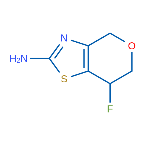 7-Fluoro-6,7-dihydro-4H-pyrano[3,4-d]thiazol-2-amine 1g