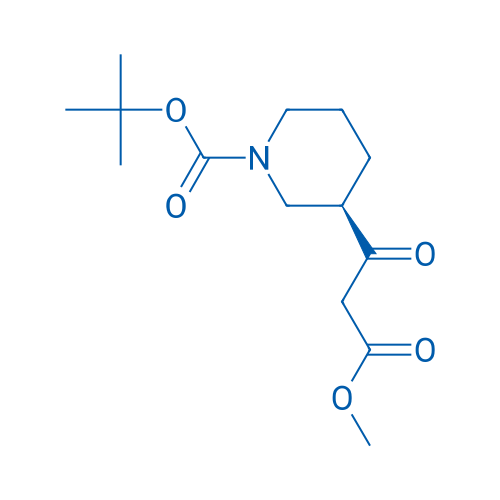 (R)-tert-Butyl 3-(3-methoxy-3-oxopropanoyl)piperidine-1-carboxylate 250mg