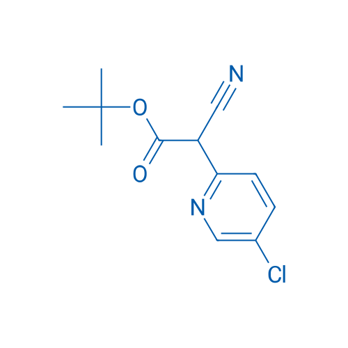 tert-Butyl 2-(5-chloropyridin-2-yl)-2-cyanoacetate 250mg