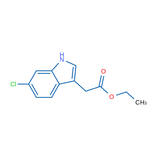 Ethyl 2-(6-chloro-1H-indol-3-yl)acetate 250mg