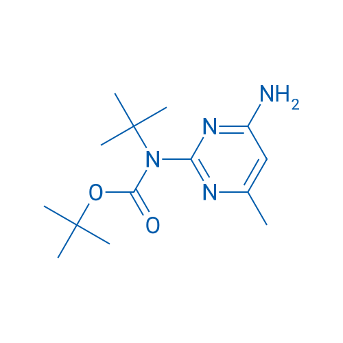 tert-Butyl (4-amino-6-methylpyrimidin-2-yl)(tert-butyl)carbamate 250mg