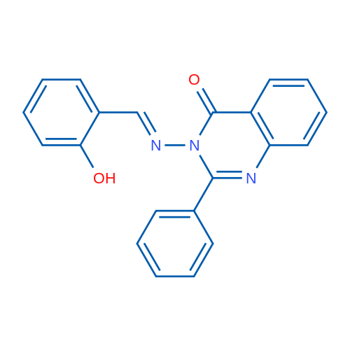 3-[(E)-[(2-Hydroxyphenyl)methylidene]amino]-2-phenyl-3,4-dihydroquinazolin-4-one 1g