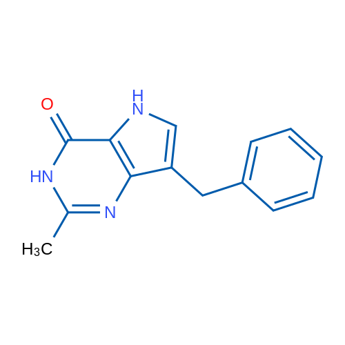 7-Benzyl-2-methyl-3H-pyrrolo[3,2-d]pyrimidin-4(5H)-one 1g
