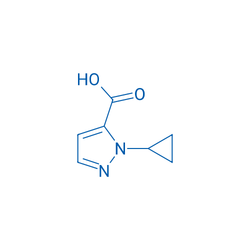 1-Cyclopropyl-1H-pyrazole-5-carboxylic acid 250mg