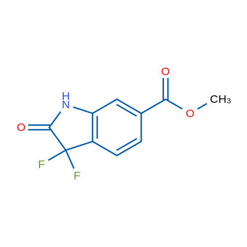 Methyl 3,3-difluoro-2-oxoindoline-6-carboxylate 5g