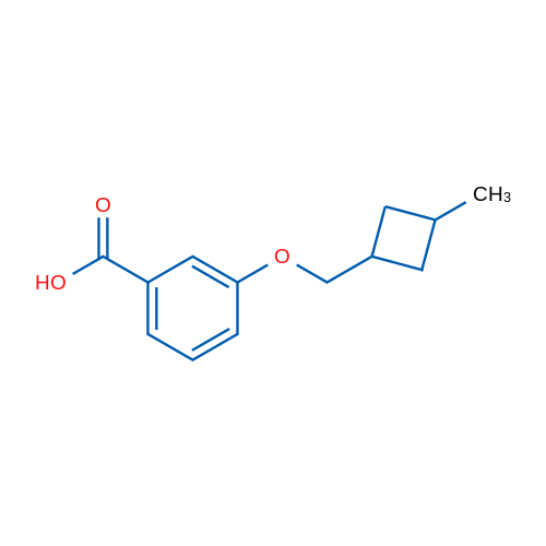 3-((3-Methylcyclobutyl)methoxy)benzoic acid 1g
