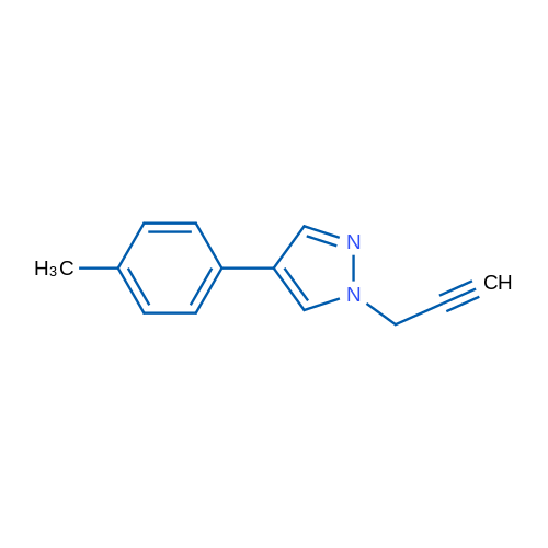 1-(Prop-2-yn-1-yl)-4-(p-tolyl)-1H-pyrazole 1g