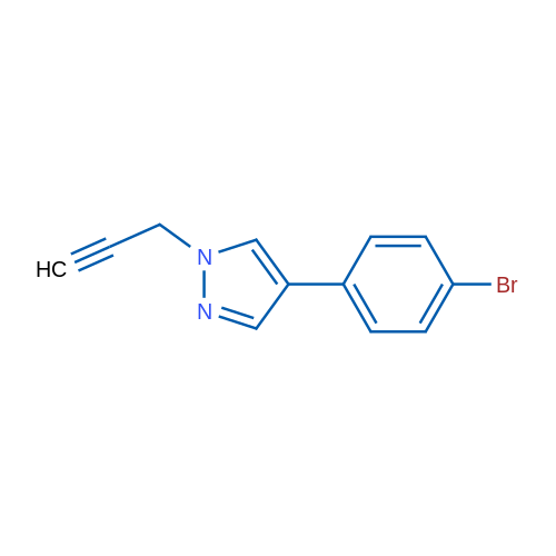 4-(4-Bromophenyl)-1-(prop-2-yn-1-yl)-1H-pyrazole 1g