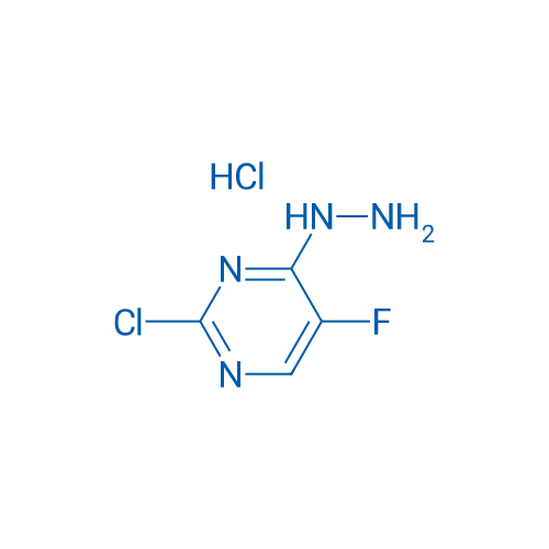 2-Chloro-5-fluoro-4-hydrazinylpyrimidine hydrochloride 250mg