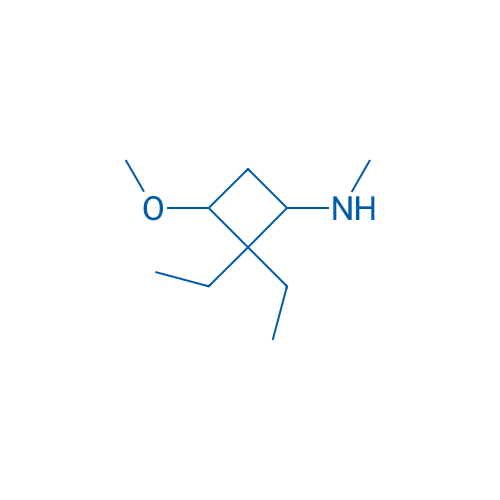 2,2-diethyl-3-methoxy-N-methylcyclobutan-1-amine 250mg