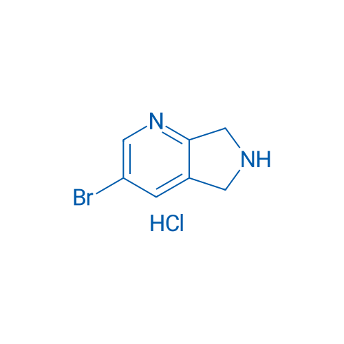 3-Bromo-6,7-dihydro-5H-pyrrolo[3,4-b]pyridine hydrochloride 100mg