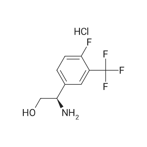 (R)-2-Amino-2-(4-fluoro-3-(trifluoromethyl)phenyl)ethanol hydrochloride 250mg