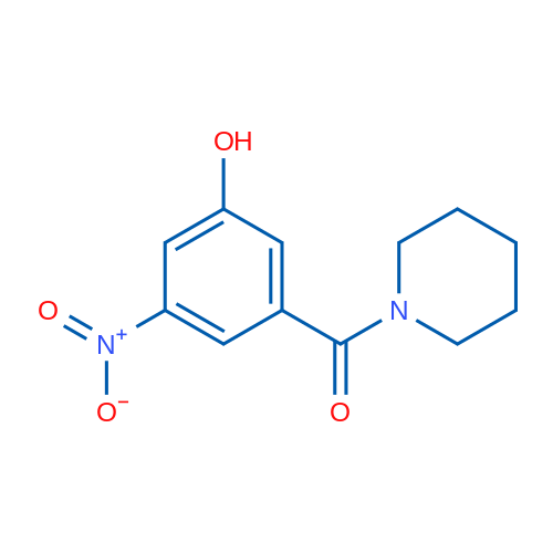 3-Nitro-5-[(piperidin-1-yl)carbonyl]phenol 1g