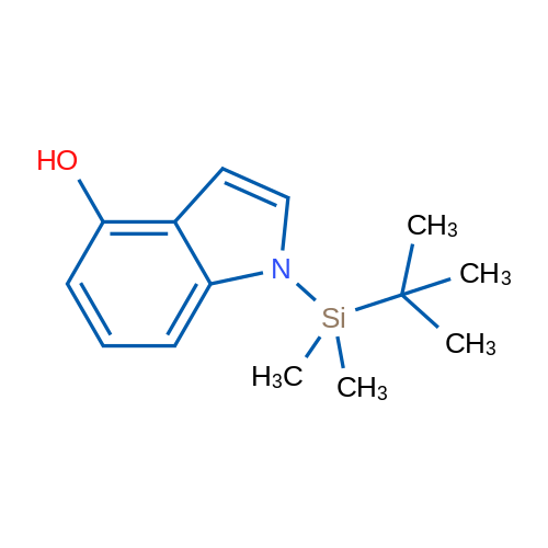 1-(tert-Butyldimethylsilyl)-1H-indol-4-ol 1g
