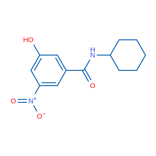 N-Cyclohexyl-3-hydroxy-5-nitrobenzamide 5g