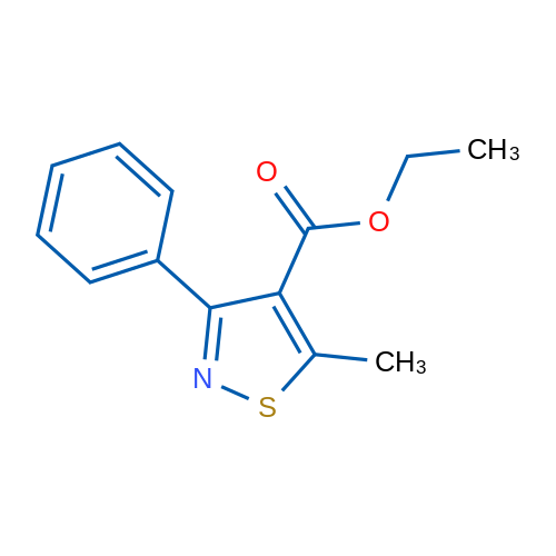 Ethyl 5-methyl-3-phenyl-1,2-thiazole-4-carboxylate 5g