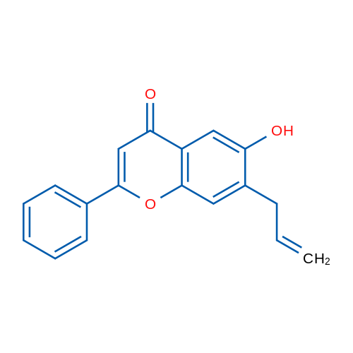 7-allyl-6-hydroxy-2-phenyl-4H-chromen-4-one 10g