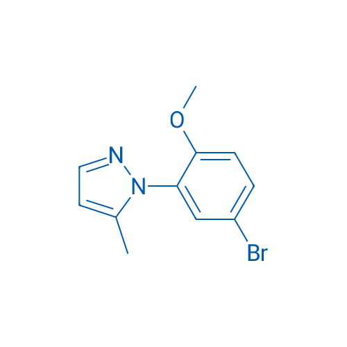 1-(5-Bromo-2-methoxyphenyl)-5-methyl-1H-pyrazole 1g