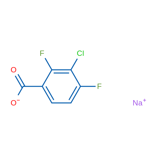 Sodium 3-chloro-2,4-difluorobenzoate 1g