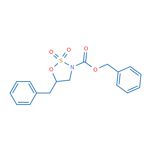 3-Cbz-5-benzyl-1,2,3-oxathiazolidine 2,2-dioxide 1g