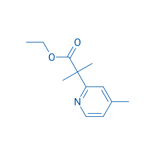 Ethyl 2-methyl-2-(4-methylpyridin-2-yl)propanoate 1g