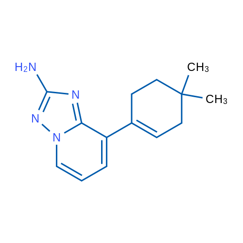 8-(4,4-Dimethylcyclohex-1-en-1-yl)-[1,2,4]triazolo[1,5-a]pyridin-2-amine 1g