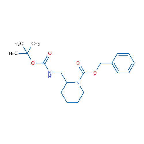 Benzyl 2-(((tert-butoxycarbonyl)amino)methyl)piperidine-1-carboxylate 1g