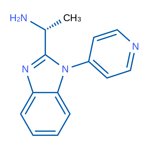 (R)-1-(1-(Pyridin-4-yl)-1H-benzo[d]imidazol-2-yl)ethanamine 1g