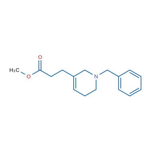 Methyl 3-(1-Benzyl-1,2,5,6-tetrahydro-3-pyridyl)propanoate 1g