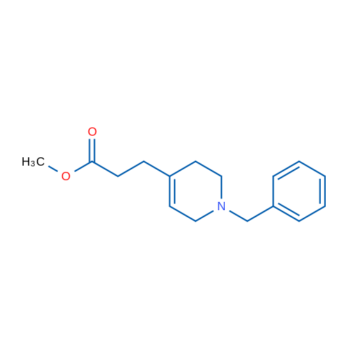 Methyl 3-(1-Benzyl-1,2,3,6-tetrahydro-4-pyridyl)propanoate 250mg