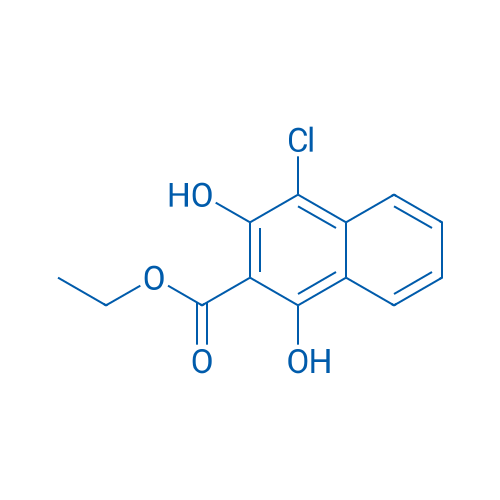 Ethyl 4-chloro-1,3-dihydroxy-2-naphthoate 1g