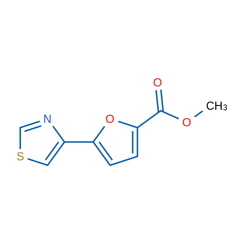 Methyl 5-(thiazol-4-yl)furan-2-carboxylate 1g